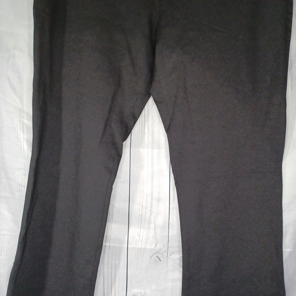 Eileen Fisher Petites Stretchy Viscose Pull On Classic Black Pants - Picture 5 of 13
